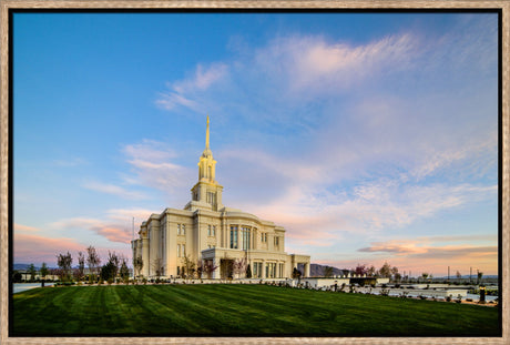 Payson Temple - Sunrise Corner by Scott Jarvie