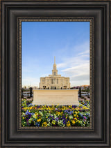 Payson Temple - Signs and Flowers by Scott Jarvie