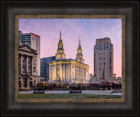 Philadelphia Temple - Evening View by Scott Jarvie