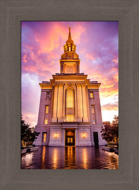 Philadephia Temple - - Sunset by Scott Jarvie