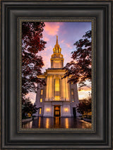 Philadephia Temple - Sunset Entrance by Scott Jarvie