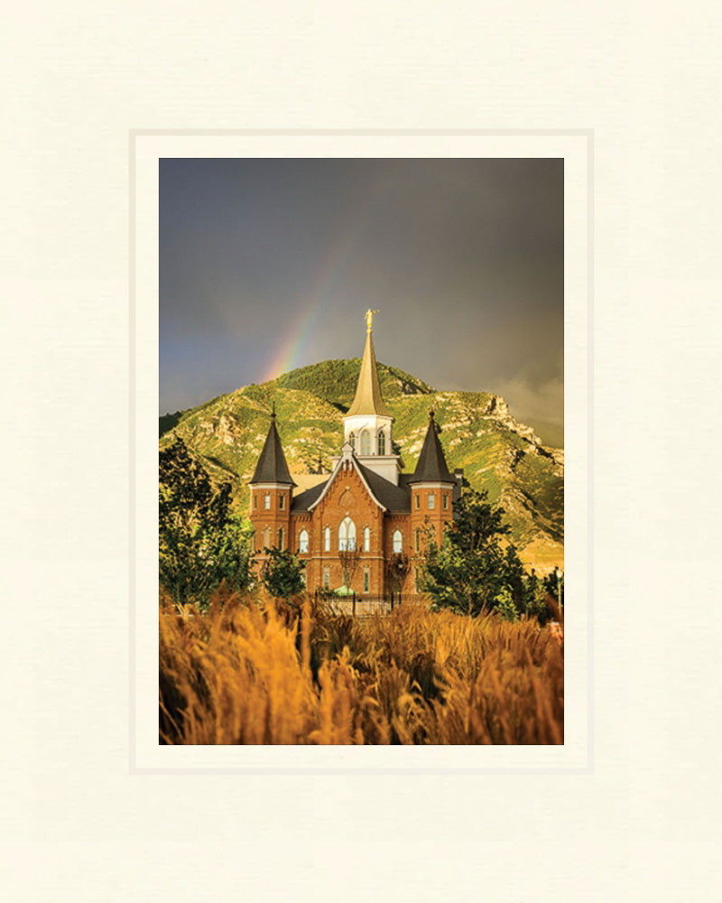 Provo City Center Temple - Golden Sunset 5x7 print