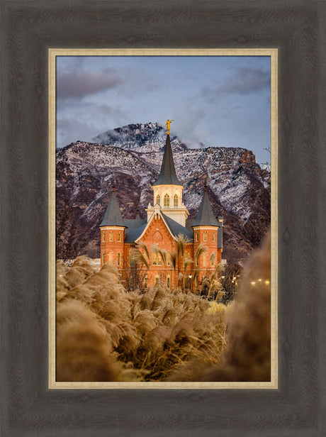 Provo City Center Temple - Fall Reeds by Scott Jarvie