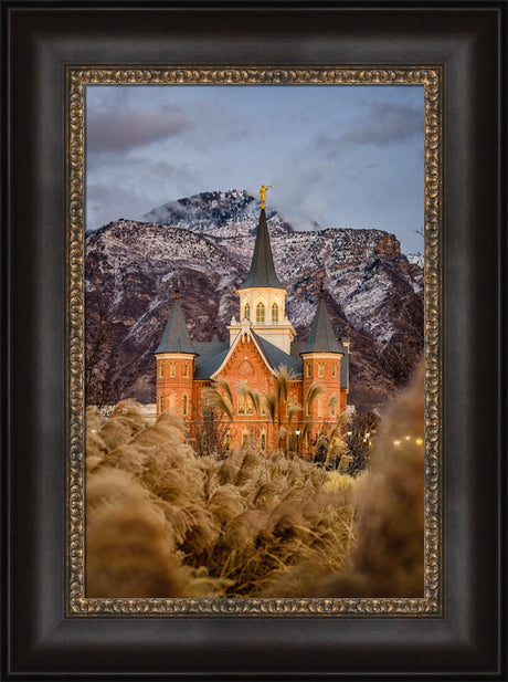 Provo City Center Temple - Fall Reeds by Scott Jarvie