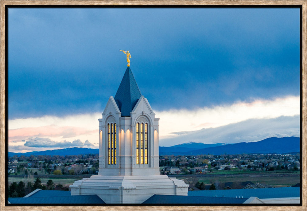 Fort Collins Temple - Spire by Scott Jarvie