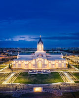 Fort Collins Temple - Evening Glow by Scott Jarvie