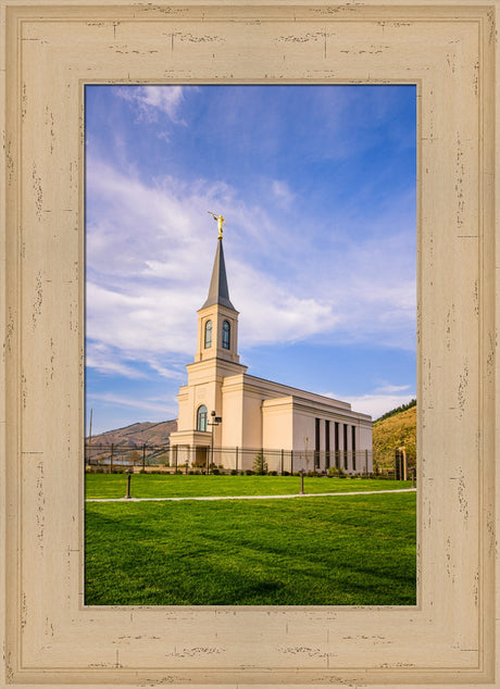 Star Valley Temple - Sunshine Glow by Scott Jarvie