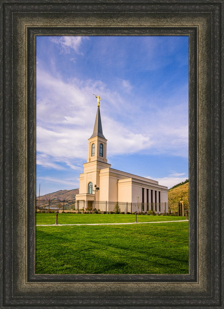 Star Valley Temple - Sunshine Glow by Scott Jarvie