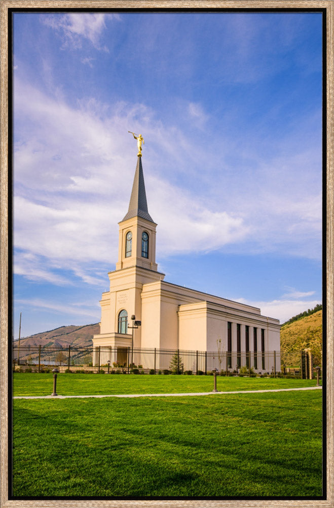 Star Valley Temple - Sunshine Glow by Scott Jarvie