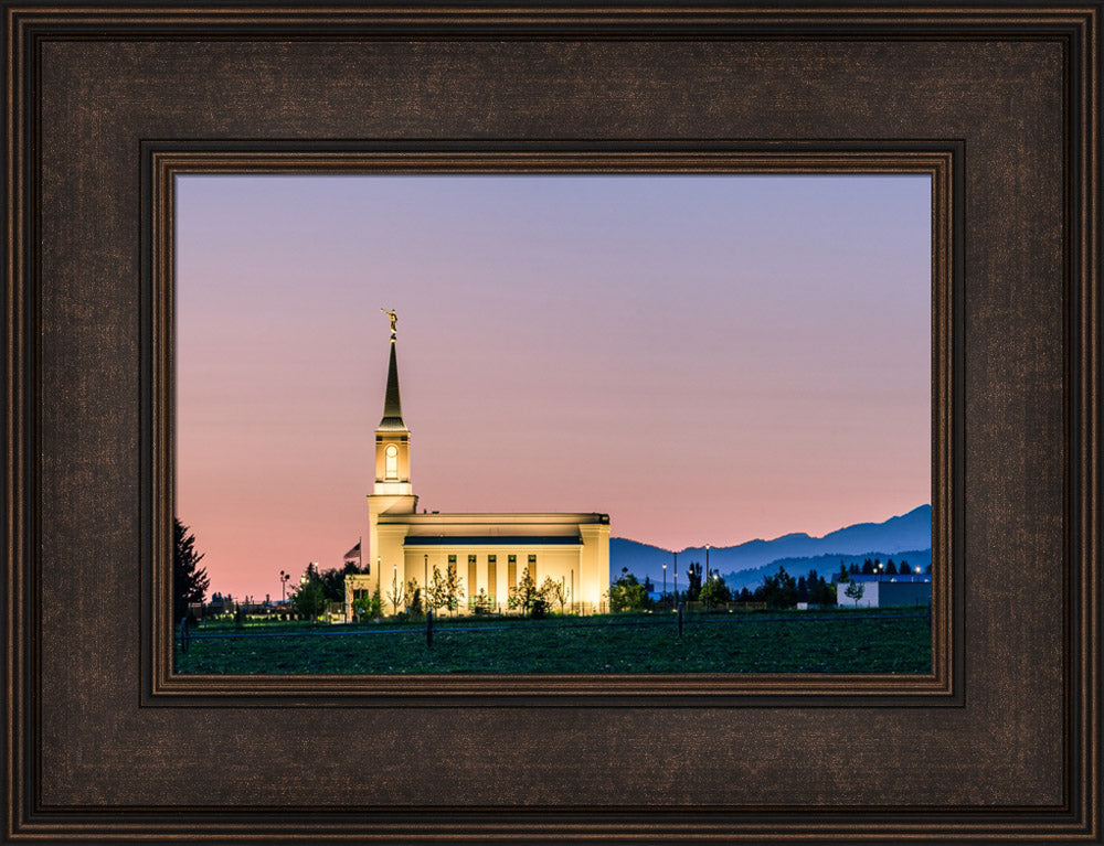 Star Valley Temple - Summer Dusk by Scott Jarvie