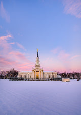 Hartford Temple - Morning Skies by Scott Jarvie