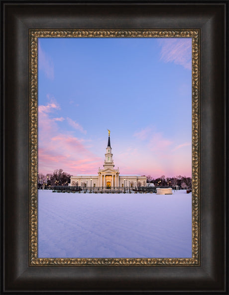 Hartford Temple - Morning Skies by Scott Jarvie