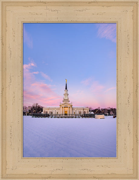 Hartford Temple - Morning Skies by Scott Jarvie