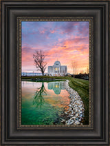 Meridian Temple - Sunset Reflection by Scott Jarvie