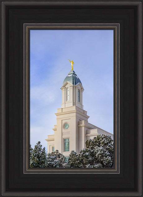 Cedar City Temple - Reaching up by Scott Jarvie