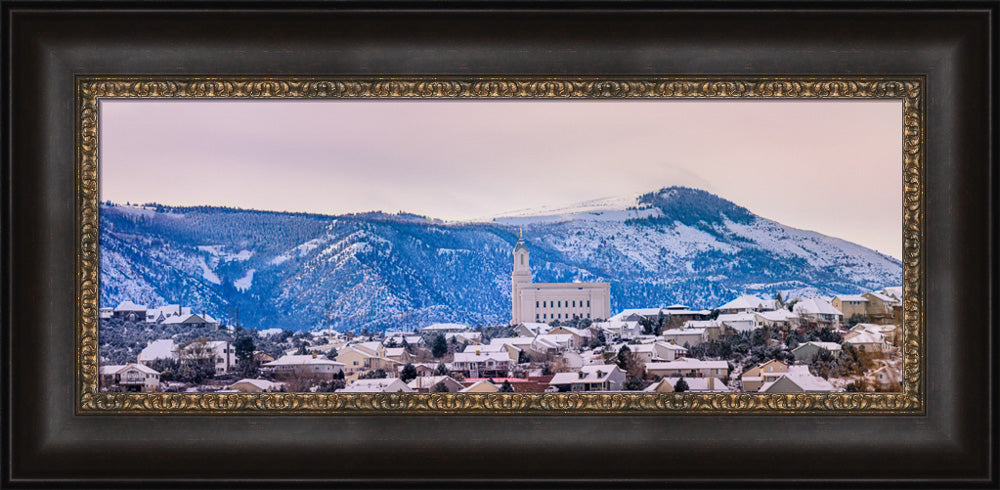 Cedar City Temple - On top of the city by Scott Jarvie