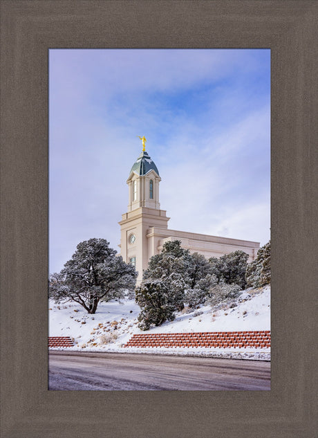 Cedar City Temple - Snowy Morning by Scott Jarvie