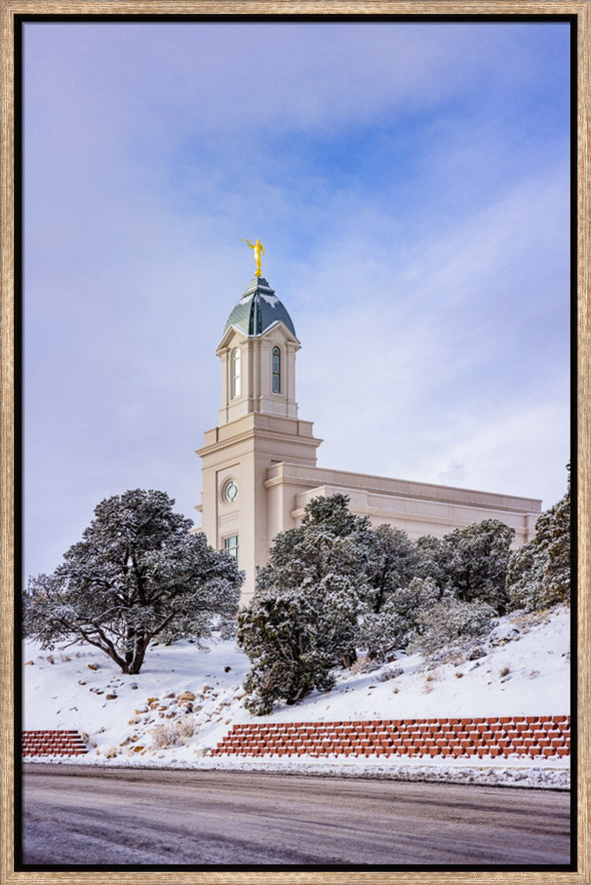 Cedar City Temple - Snowy Morning by Scott Jarvie