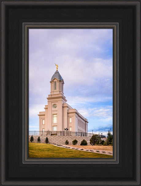 Cedar City Temple - From the Front by Scott Jarvie