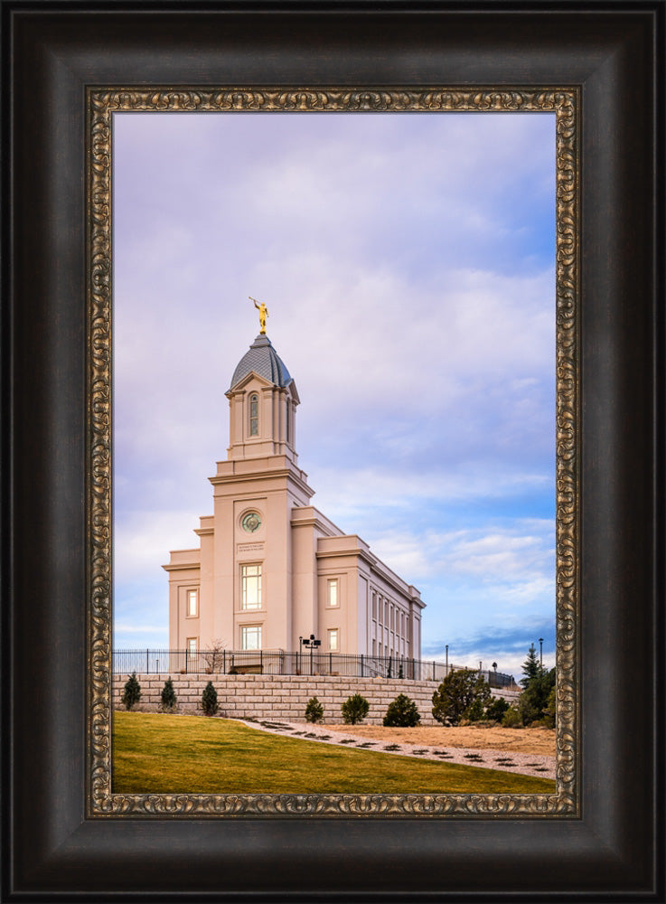 Cedar City Temple - From the Front by Scott Jarvie