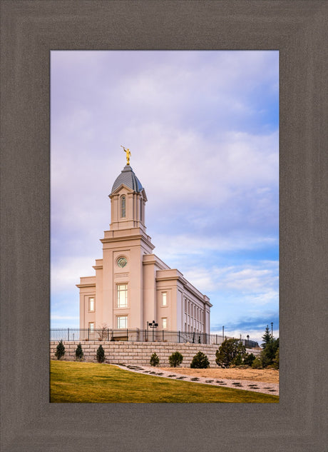 Cedar City Temple - From the Front by Scott Jarvie