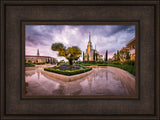 Rome Italy Temple - Rain Reflections by Scott Jarvie