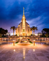 Rome Temple - Evening Glow by Scott Jarvie